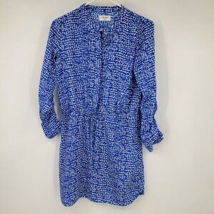 Mott 50 Sun Protection UPF 50 Women's Cinch‎ Waist Blue Dress Size Small